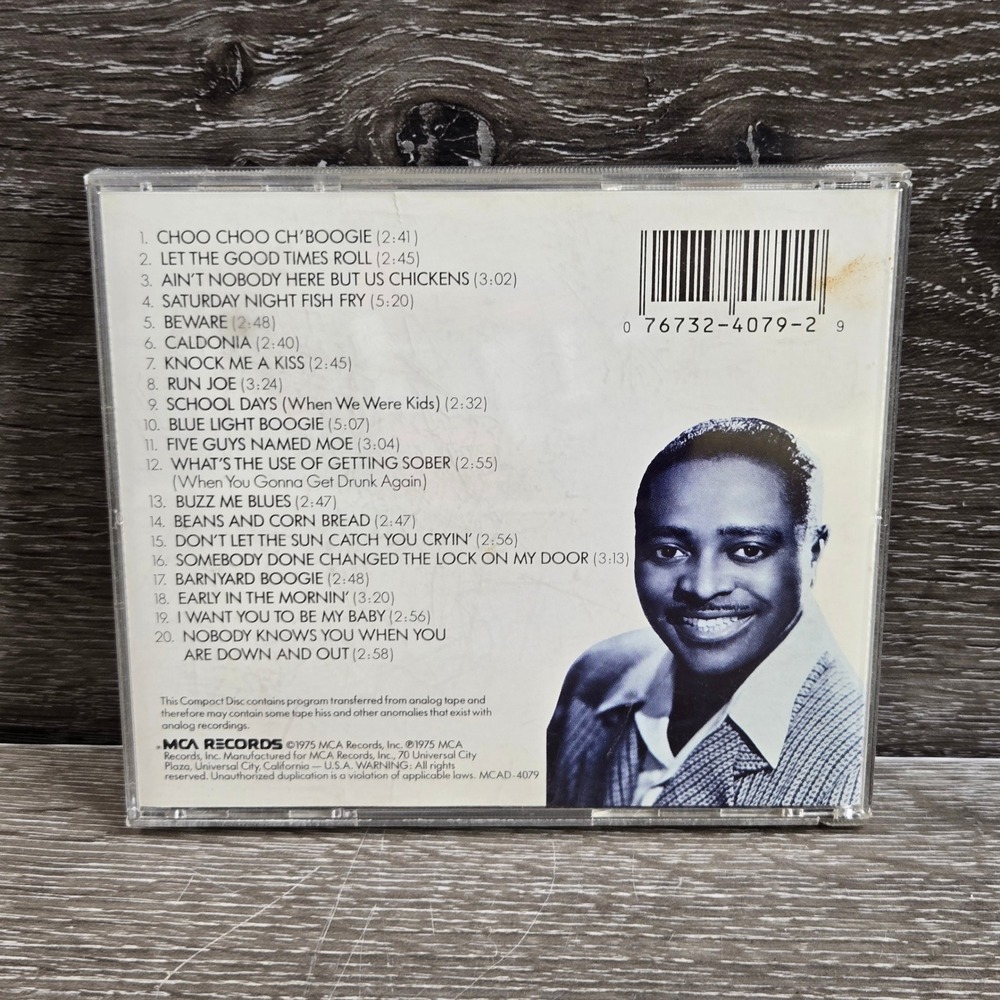 The Best of Louis Jordan CD Album Silver Black Tested MCA MCAD-4079 - Picture 3 of 3